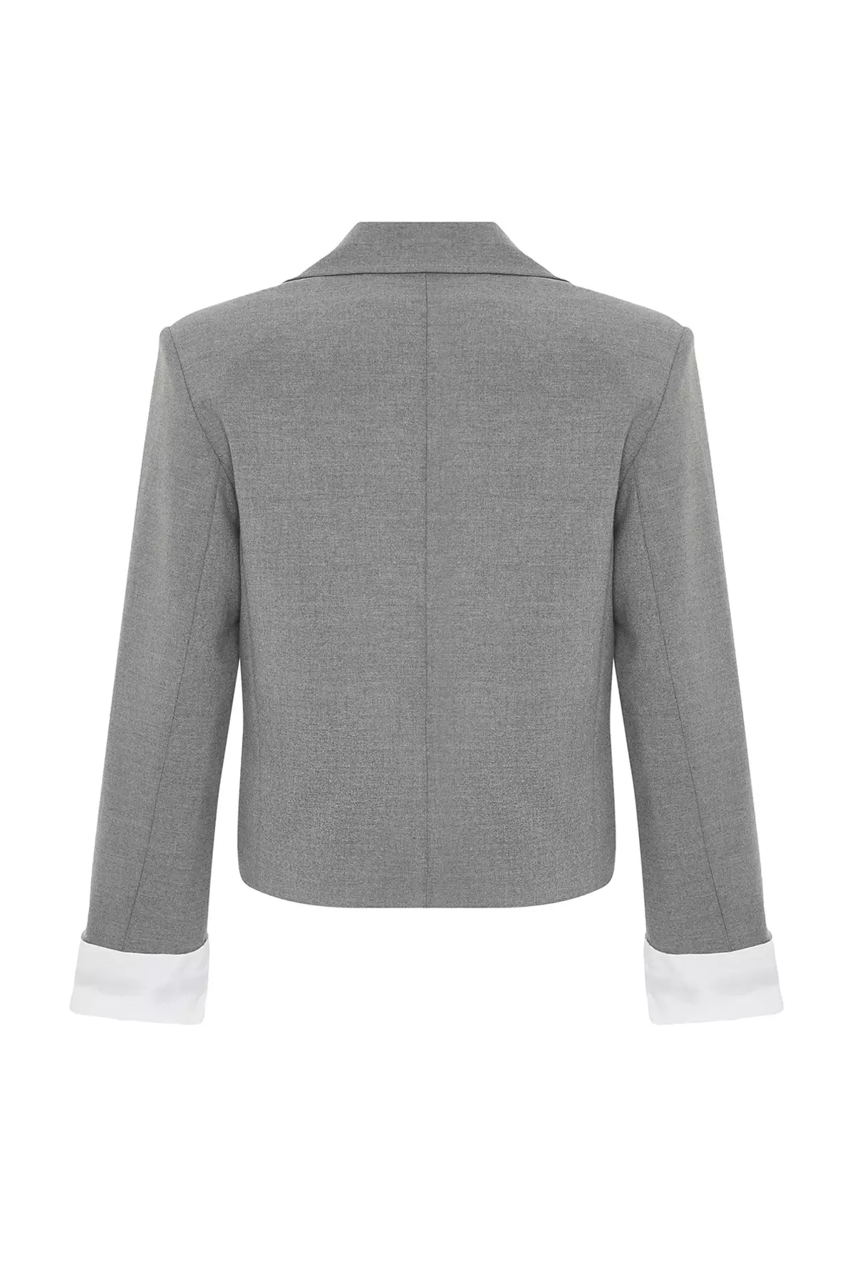 Contrast Cuffs Blazer
