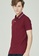 POLO HAUS red and purple Polo Haus - Polo Signature Fit Collar Tee (Wine) ED410AA24F2A64GS_2