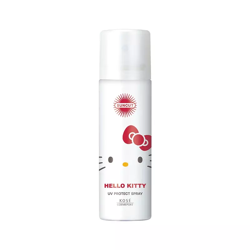 KOSE SUNCUT x Sanrio Hello Kitty - UV Protect Spray White SPF50+ PA++++ (Sunscreen Spray) - 60gr