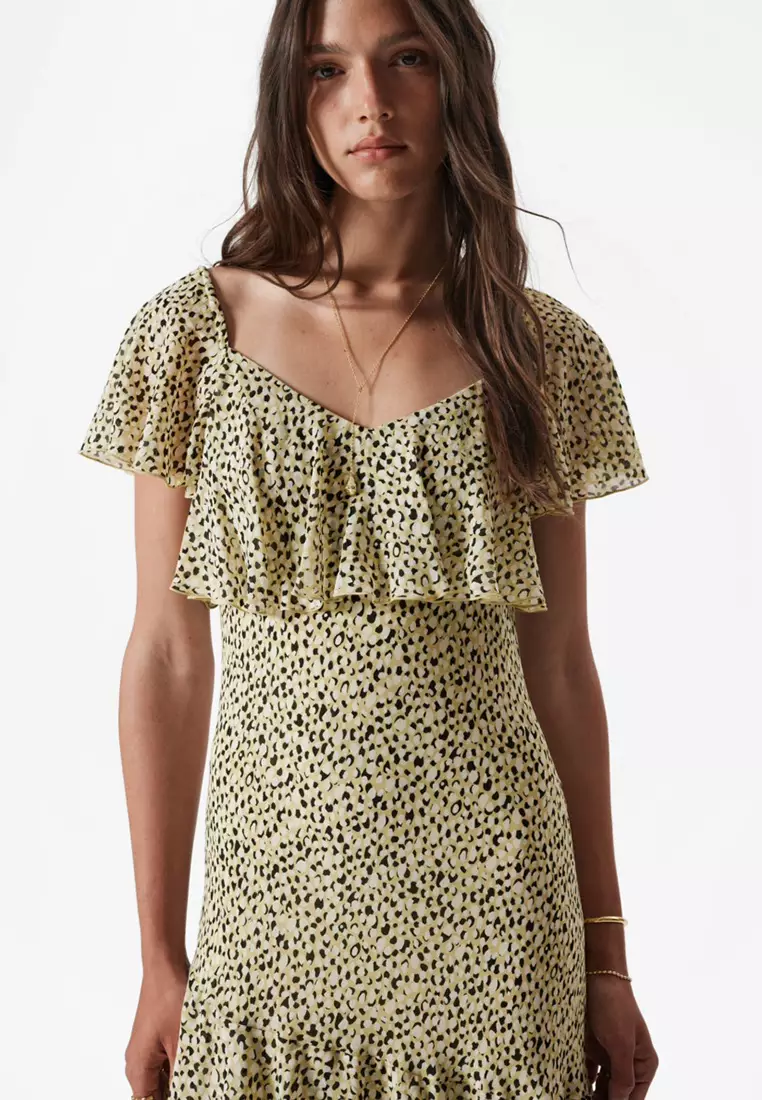 Ruffle Midi Dress