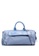 Bagstationz blue PU Trimmed Travel Duffle/Gym Bag F08CCACD528578GS_1
