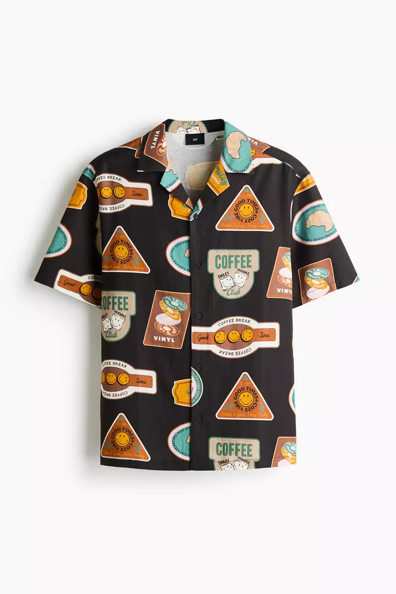 Loose Fit Printed resort shirt