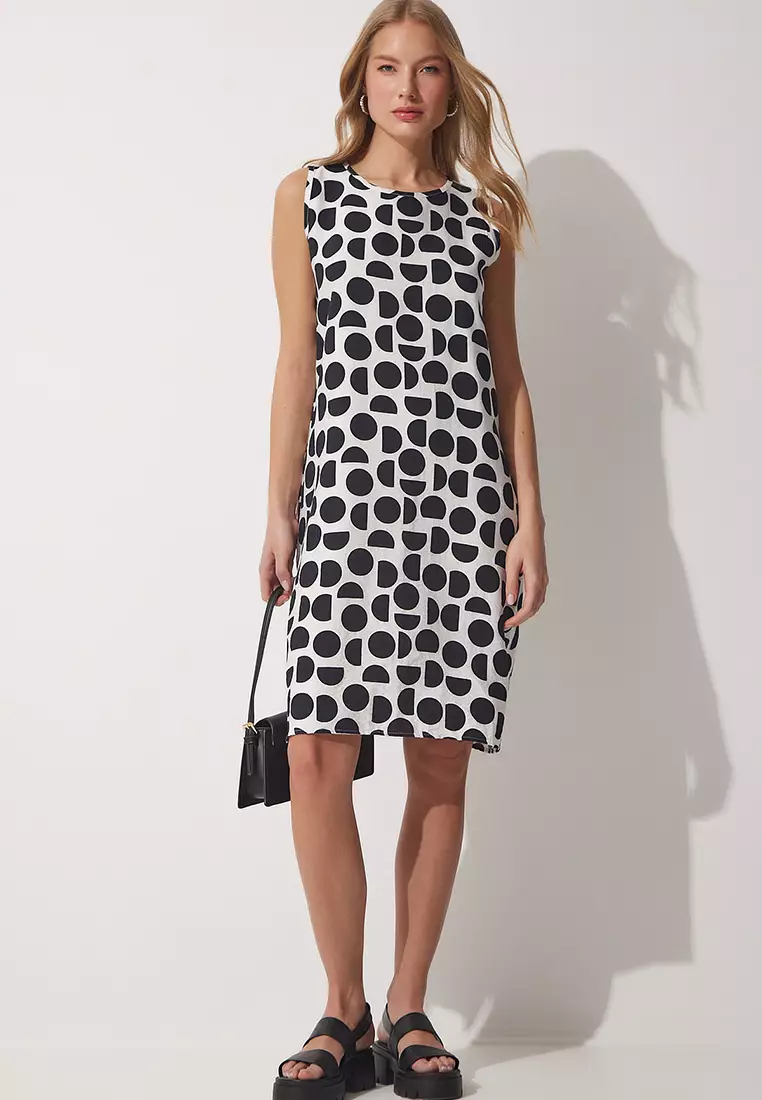 Patterned Mini Summer Dress