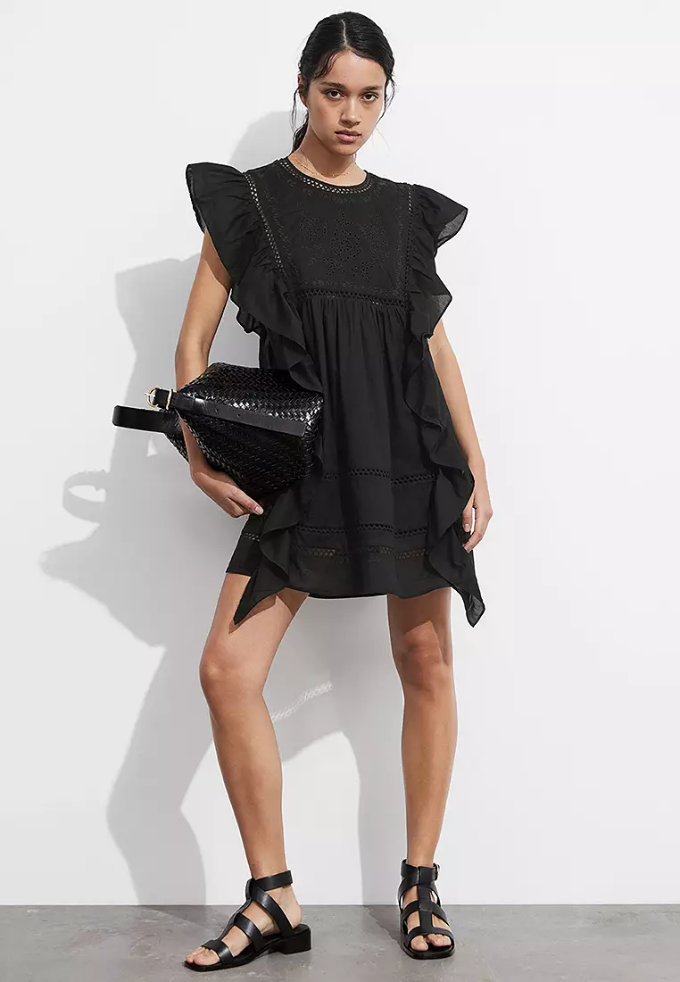 Buy Other Stories Embroidered Ruffle Mini Dress 2025 Online - Main Image