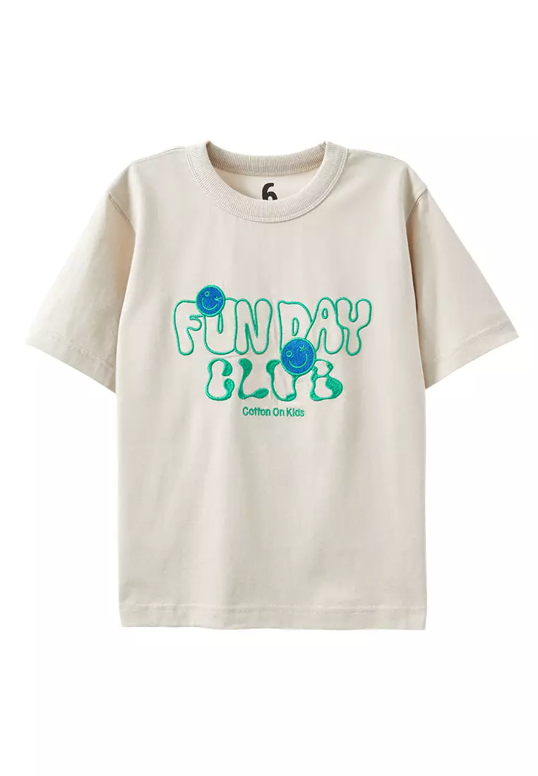 Buy Cotton On Kids Jonny Short Sleeves Graphic Print Tee