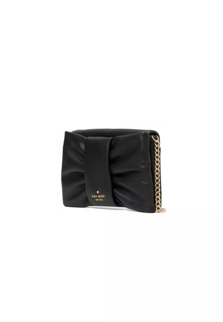 Kate spade black crossbody with online bow