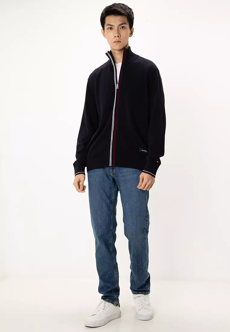 Tommy hilfiger zip through jacket discount