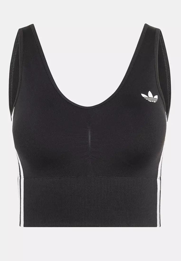 Essentials 3 Stripes Seamless Bralette