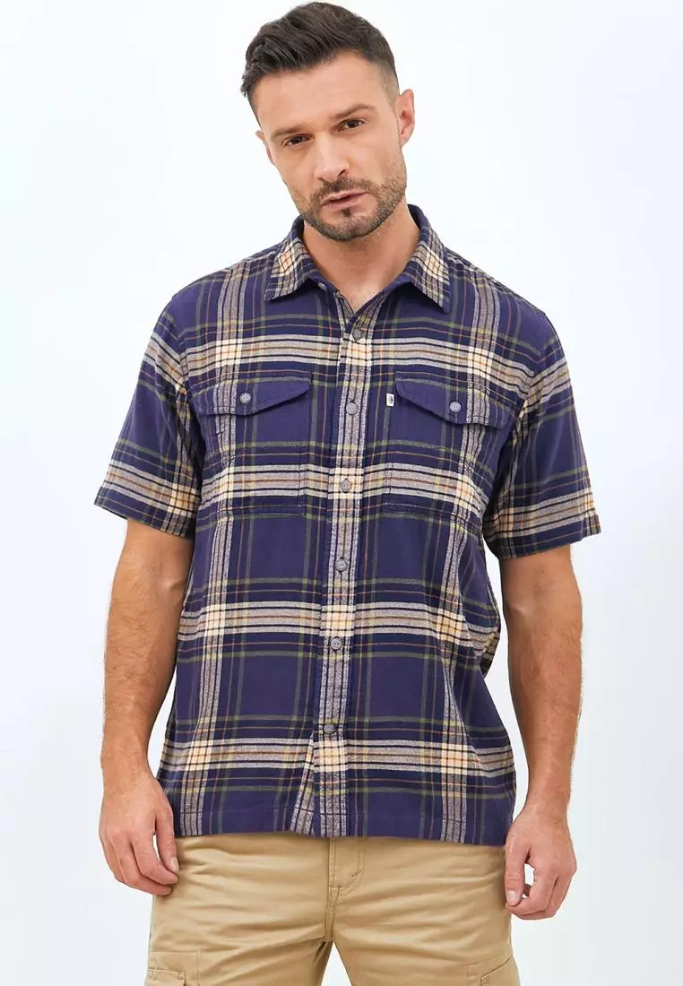 Used 1968 - Arlie Kemeja Pria Lengan Panjang Motif Kotak-Kotak