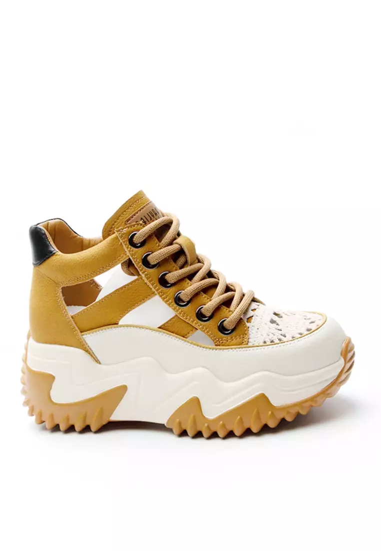 Discount on Twenty Eight Shoes  shoes - SKU: VANSA Comfortable Cow Leather Lace Platform Shoes VSW-C2326