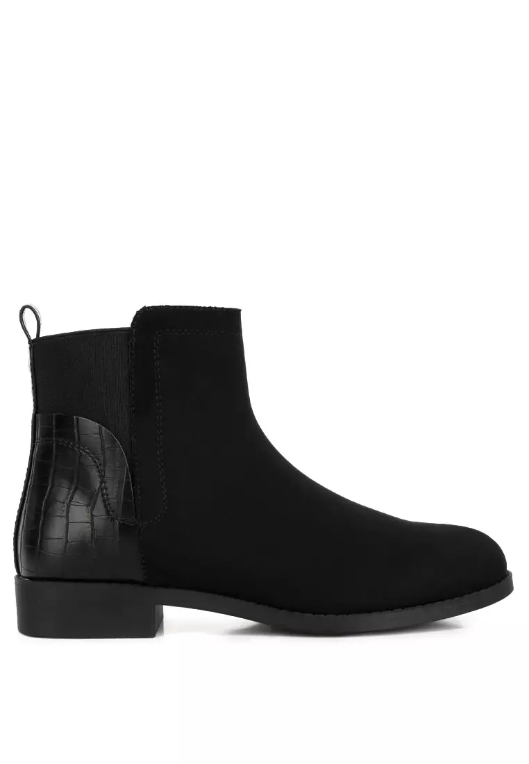 Buy London Rag Back Panel Chelsea Boots in Black 2024 Online | ZALORA ...