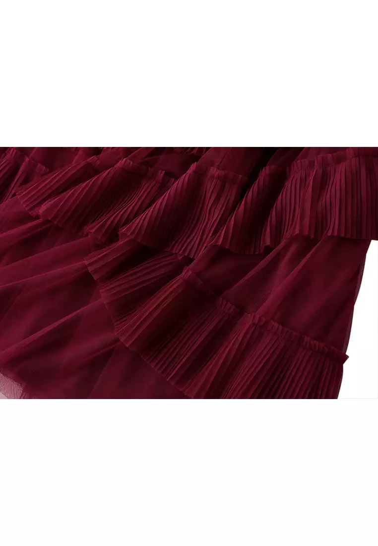 Spring Multilevel Tiered Skirt AF8552