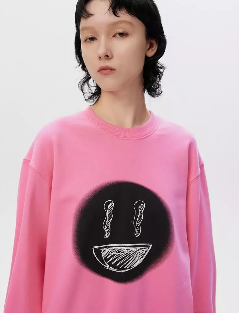 JNBY Women's Graphic Print Loose Hoodie