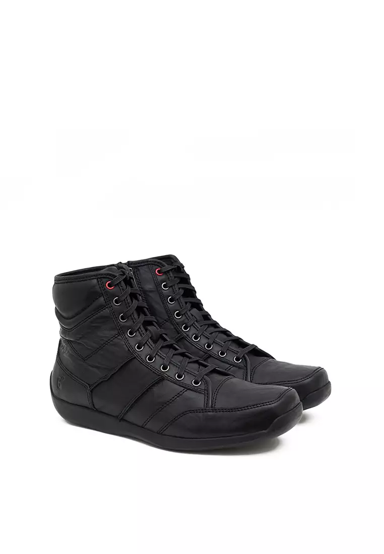 Sepatu Pria Boots Casual Gino Mariani Elario 16 Hitam
