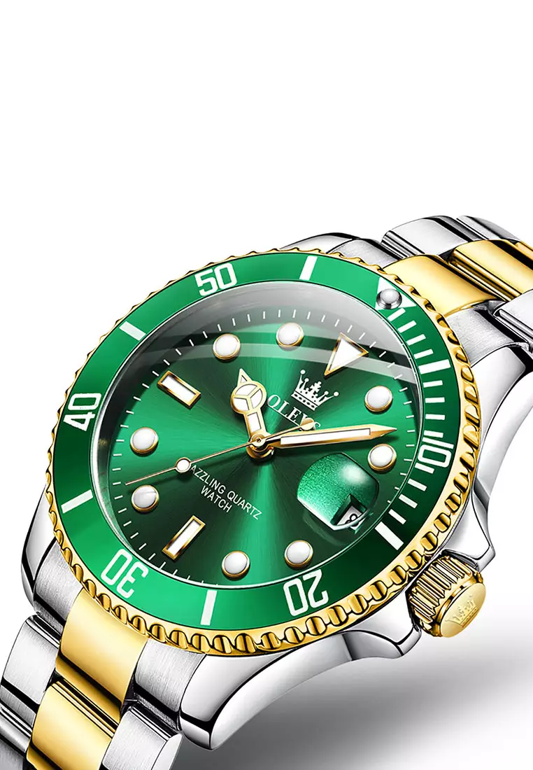 欧利时Runvivors男士钢带腕表