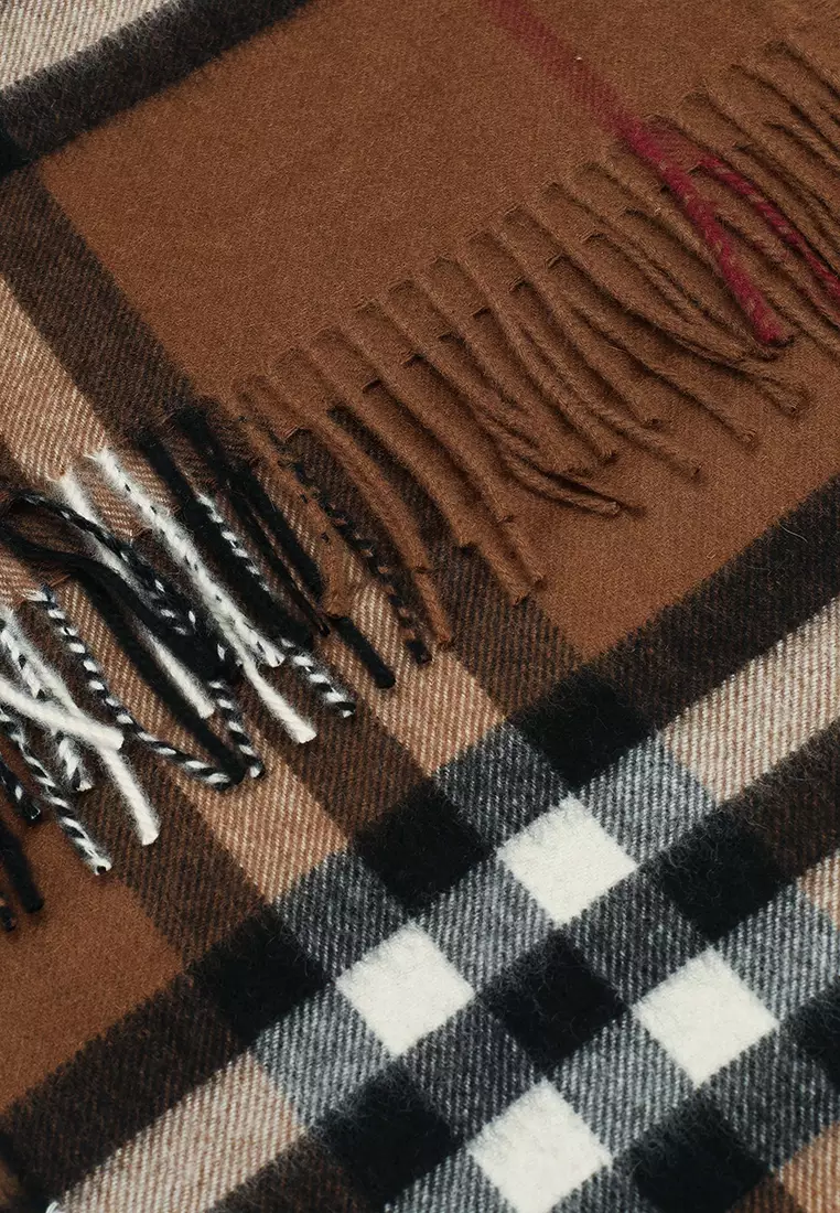 Burberry Check Cashmere Scarf