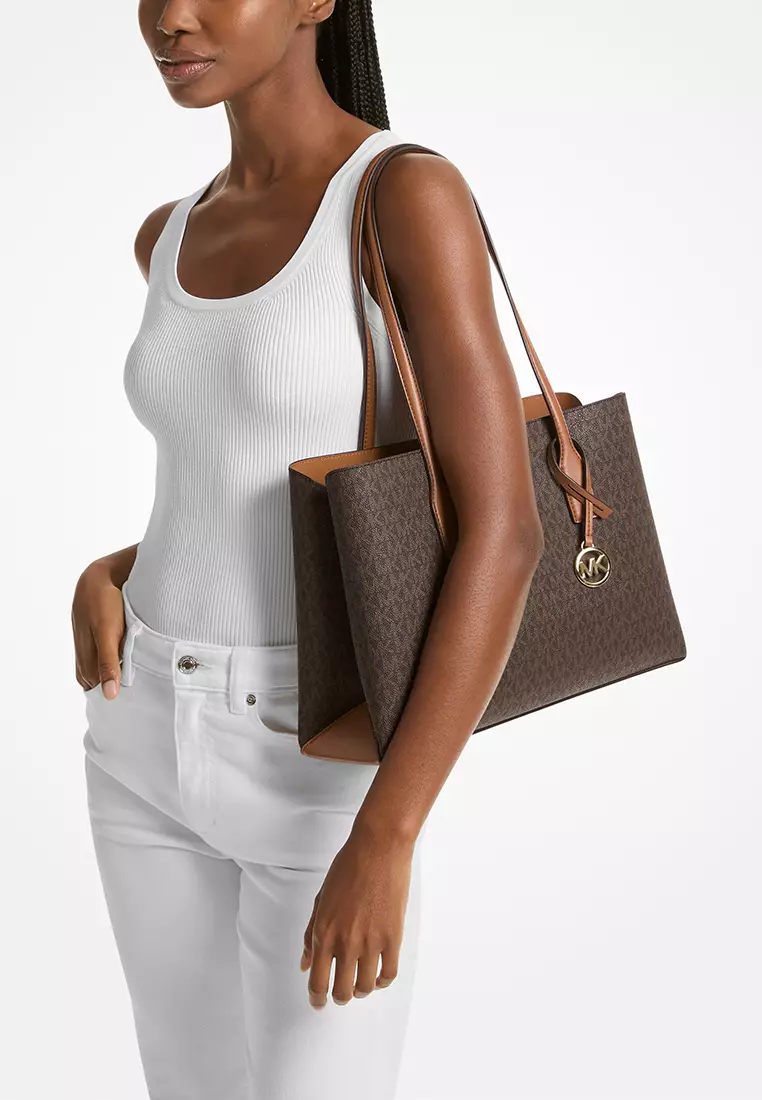 Ruthie Medium Signature Logo Tote Bag