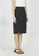 MMRS. Garb grey Marion Split Thigh Skirt - Dark Grey 1687DAA3A6DB51GS_2