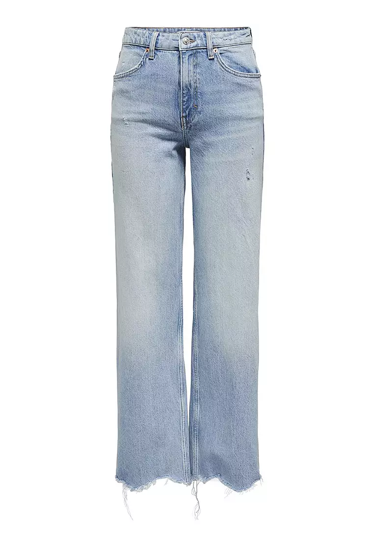 Buy ONLY Juicy Wide Denim Jeans 2025 Online | ZALORA