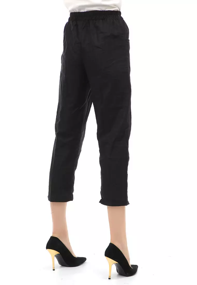 Jourel Long Pants Kasual Wanita Highwaist Staylish Material Linen ORIGINAL