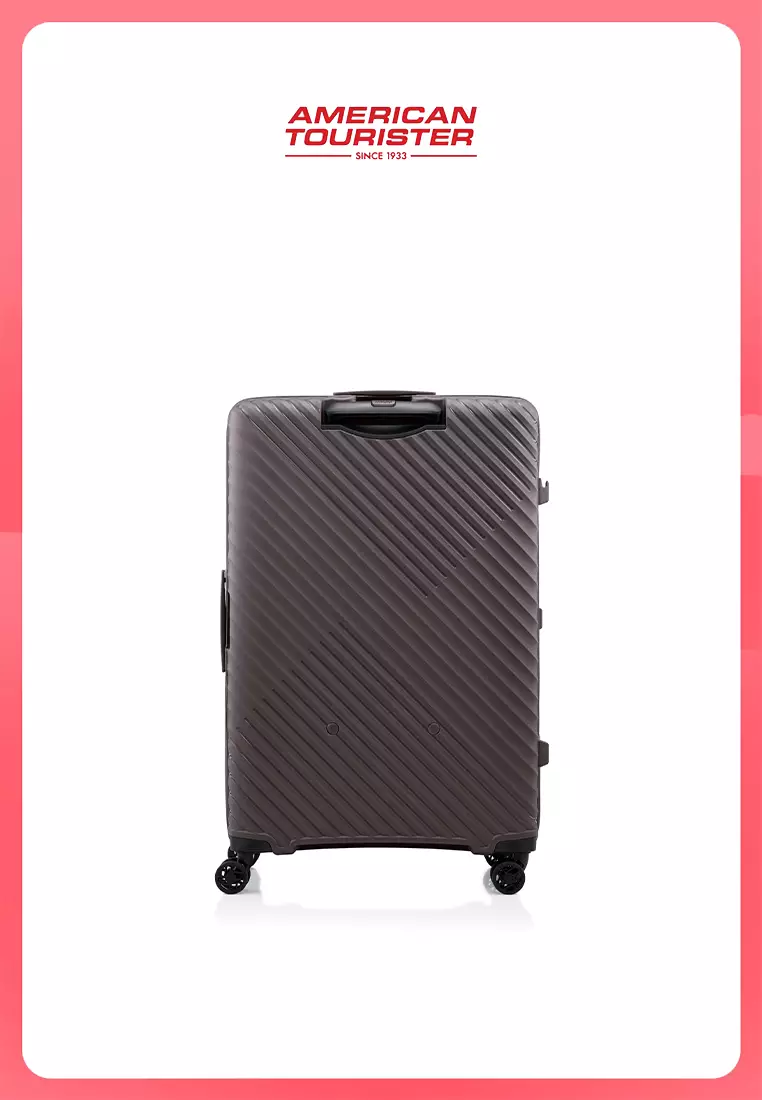American Tourister Koper Hardcase Diazip Medium 24 Inch TSA - Coffee