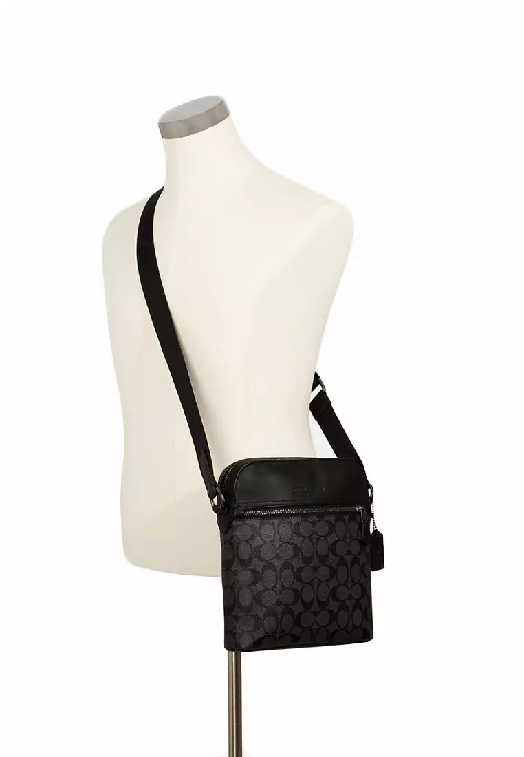 Houston Flight Bag In Signature Canvas - Black