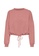 ONLY pink Square Long Sleeves String O-Neck Sweatshirt 6D1EBAA40AA967GS_5