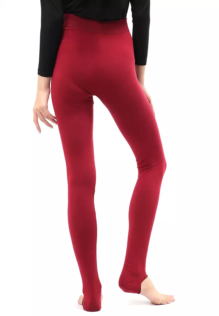 Rani Celana Legging Wudhu Muslimah Bawahan Wanita Polos Relaxed Fit - Maroon