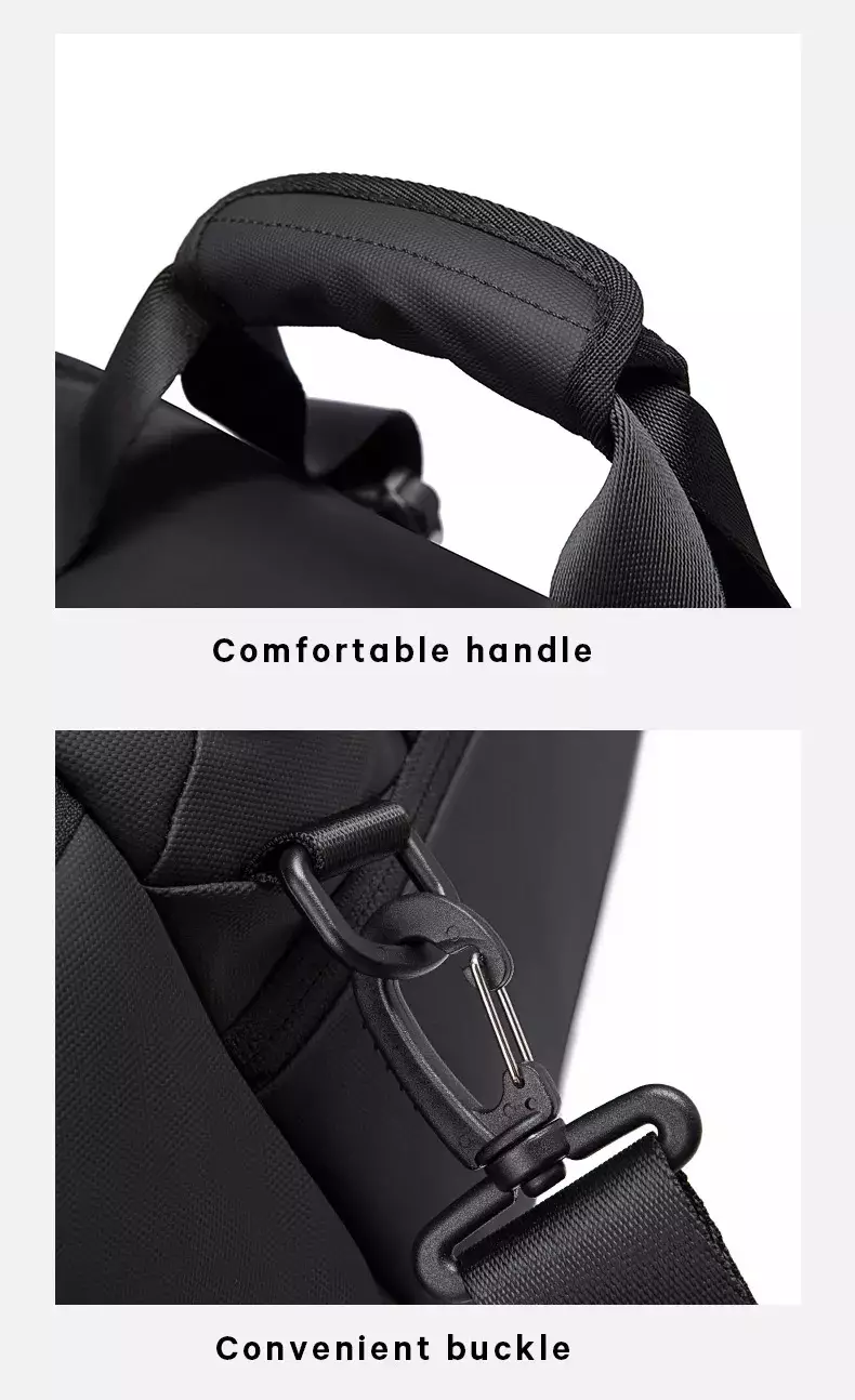 Bange BG2378 Tas Pria Multi Funsi Travel GYM Waterproof Duffel Bag - BLACK