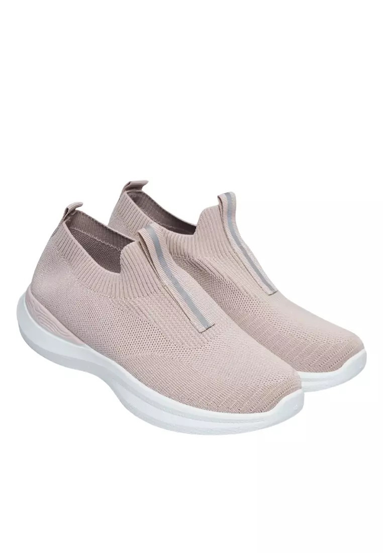 Dr. Kevin Sepatu Olahraga Sport Wanita Sneakers Rajut Slip On 589-070