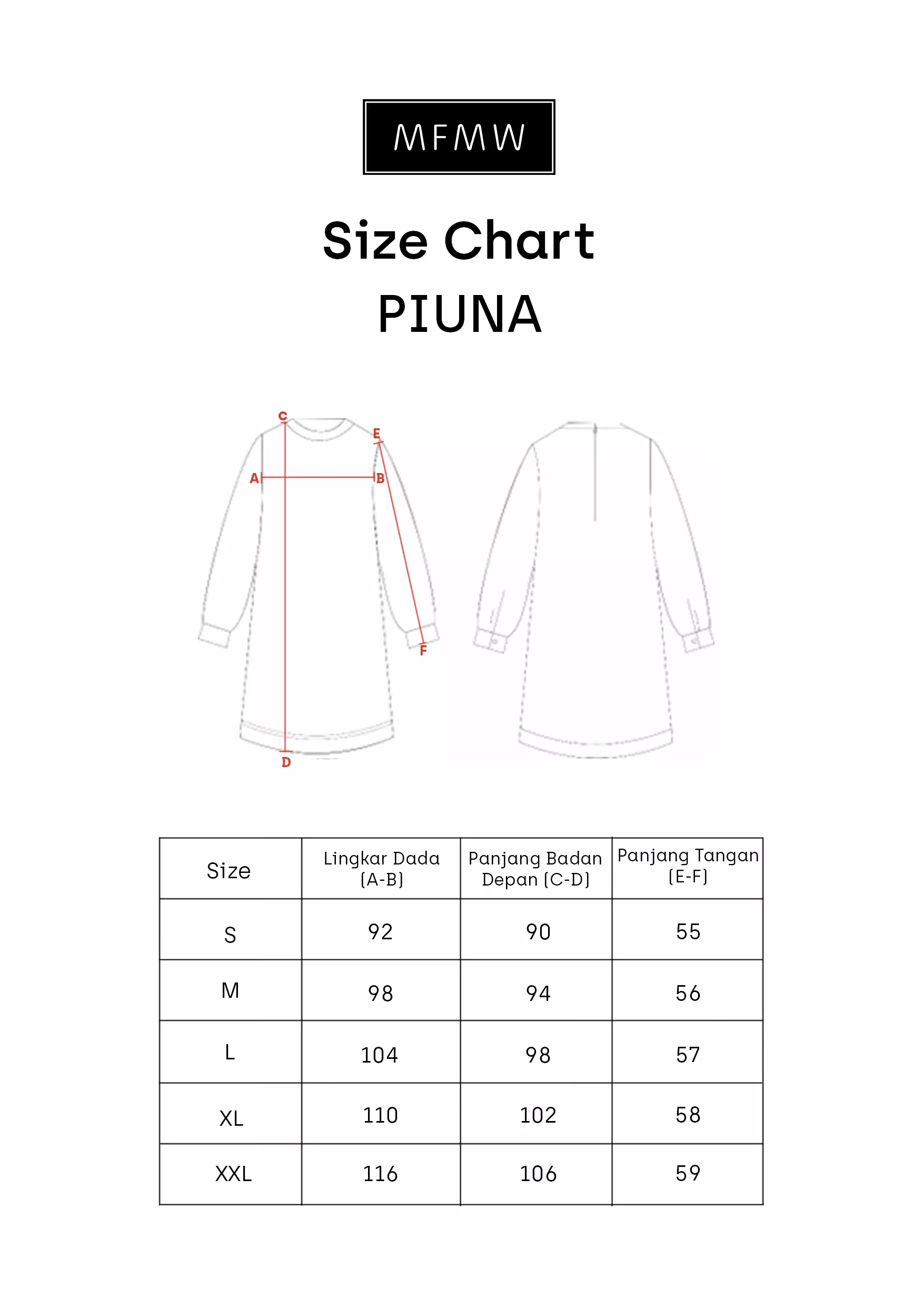 MFMW Piuna Tunik Brown Motif Kotak