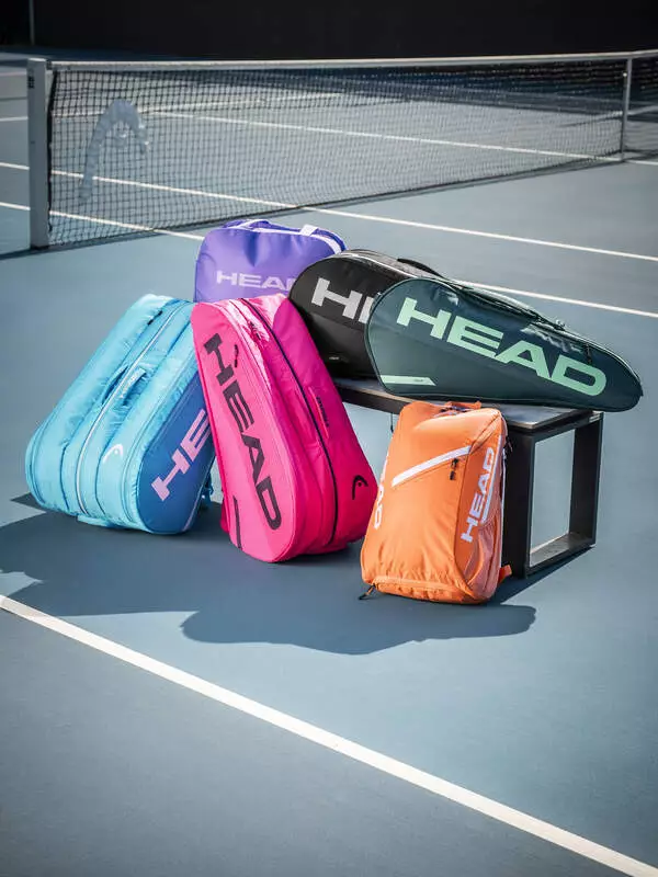 HEAD Tennis Tour Backpack 25L Orange 260336 - Tas Tennis (Oranye)