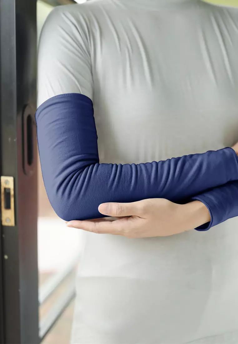 Cotton Bee - Leia Hand Sleeve | Manset Tangan Handsock Tencel - Navy