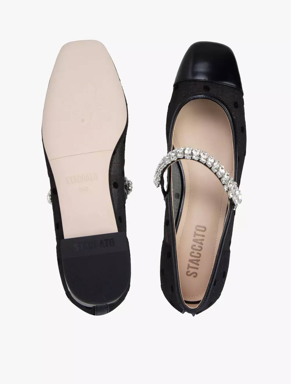 Staccato EUE24-005 Flats - Black