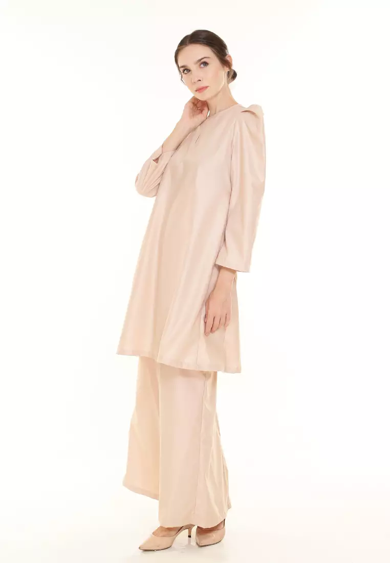 Yarra Kurung Modern in Nude Brown