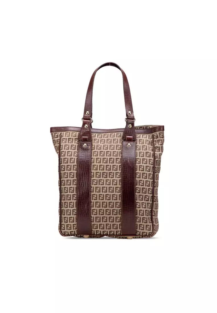 Buy Fendi Pre-Loved Fendi Zucchino Canvas Tote 2025 Online