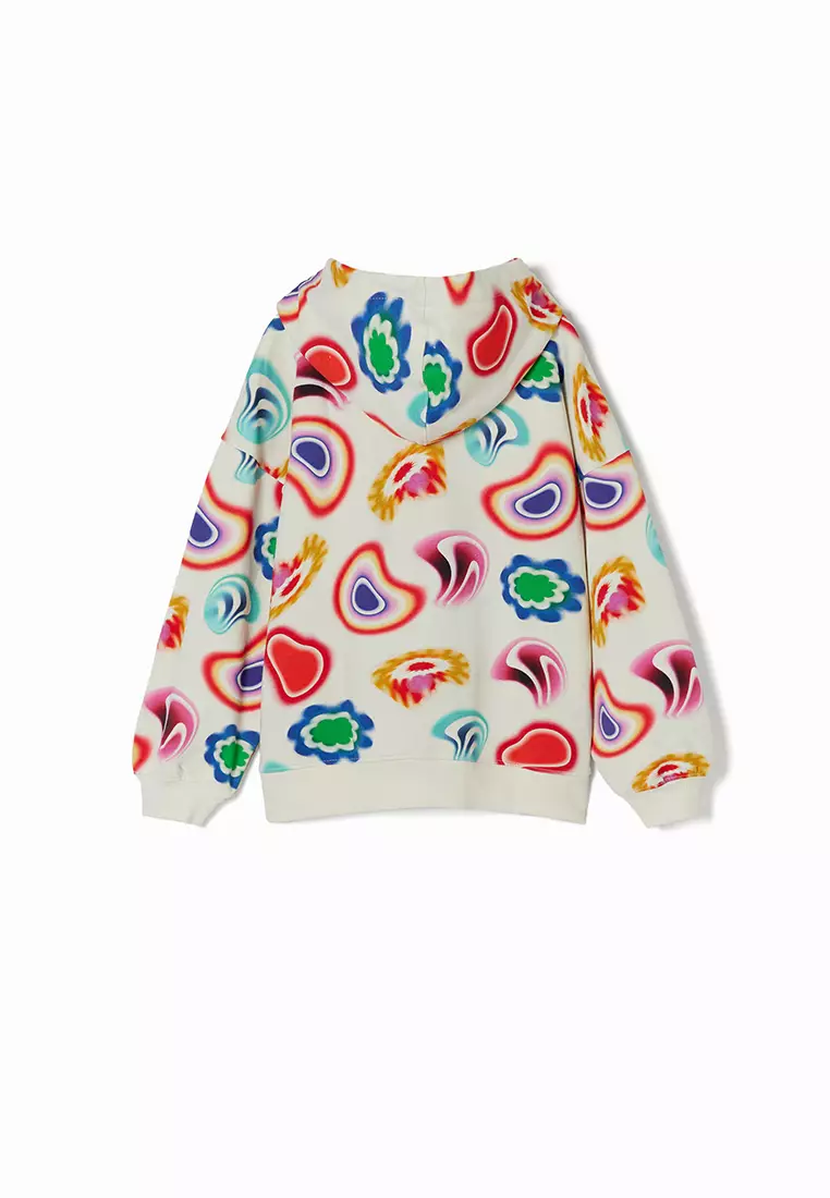 Desigual Girl Oversize Mickey Mouse hoodie.