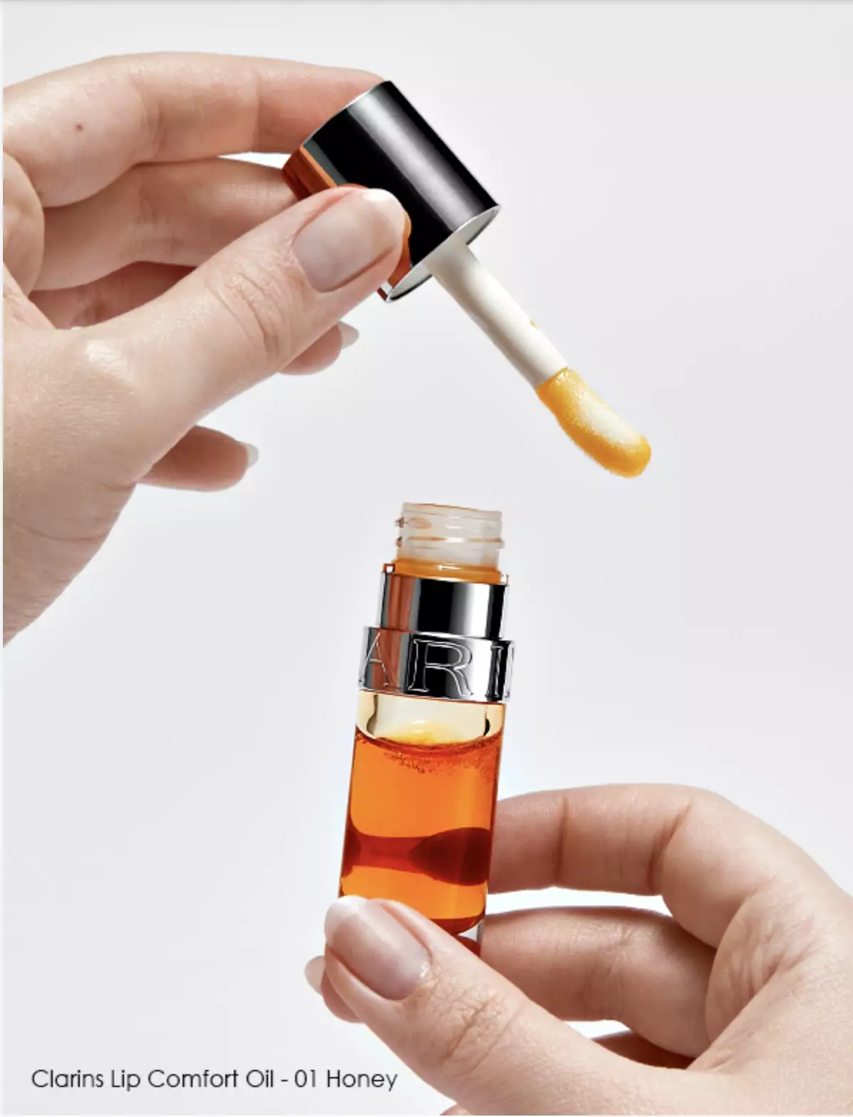 Clarins Lip Comfort Oil - 01 Honey *Full Size (with box)