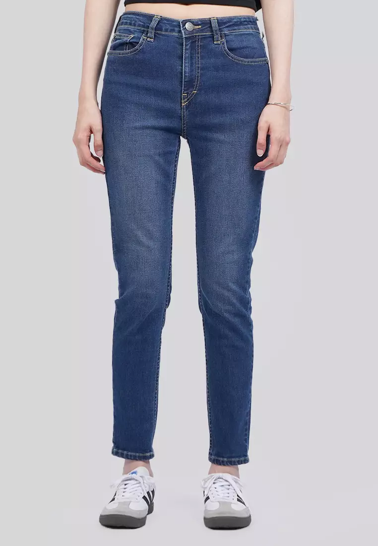Tirajeans Skinny Jeans Denim 7-LLDNKEY125D050 MED BLUE