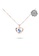 Millenne silver MILLENNE Made For The Night Forever Cubic Zirconia Rose Gold Necklace with 925 Sterling Silver 015CEAC2AE68FCGS_5