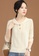 A-IN GIRLS beige Stylish Navy Neck Sweater ADCC6AA9A10E49GS_3