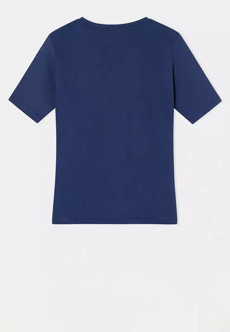 Gray Melange-Navy Blue 2'Li Package Crew Neck Basic Camisole Knitted Plus Size Blouse Tbbss26Af00131