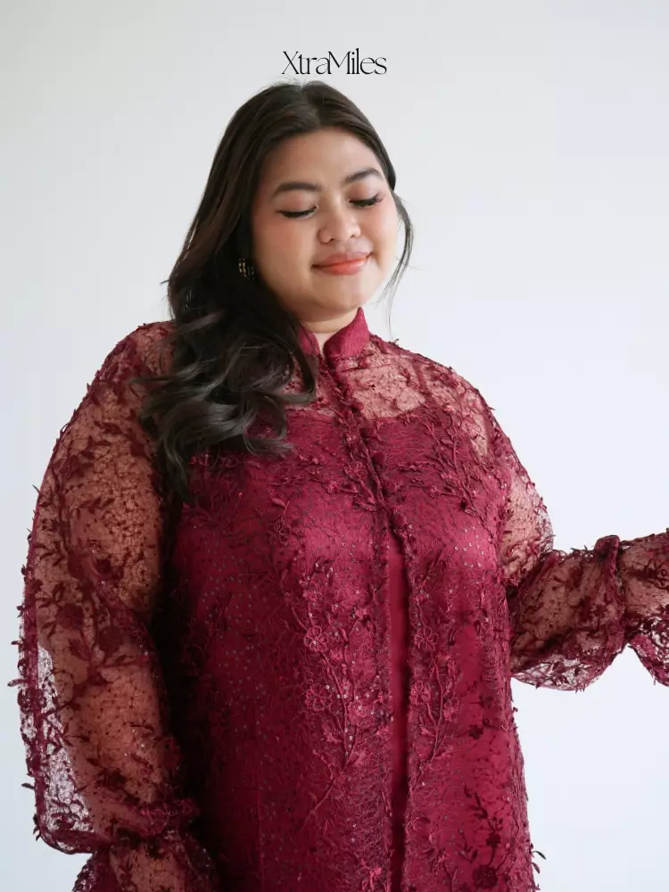 xtramiles Ladies dress rochelle dress maroon