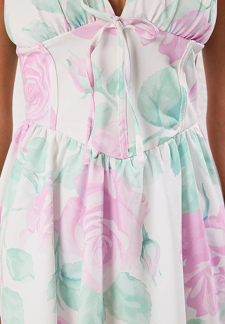 A-Line Tie Detail Dress