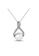 Her Jewellery white and silver Ribbon Pearl Pendant -  Made with premium grade crystals from Austria HE210AC49ITUSG_1