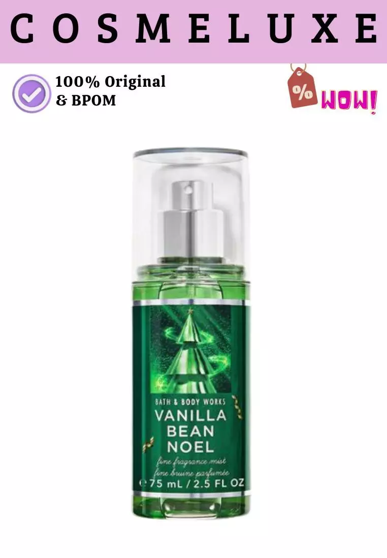BBW Vanilla Bean Noel Travel Size Fine Fragrance Mist-75ml