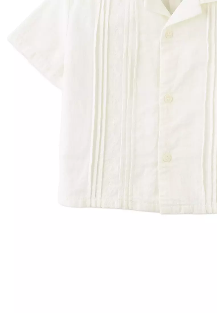Baby David Embroidered Guayabera Shirt