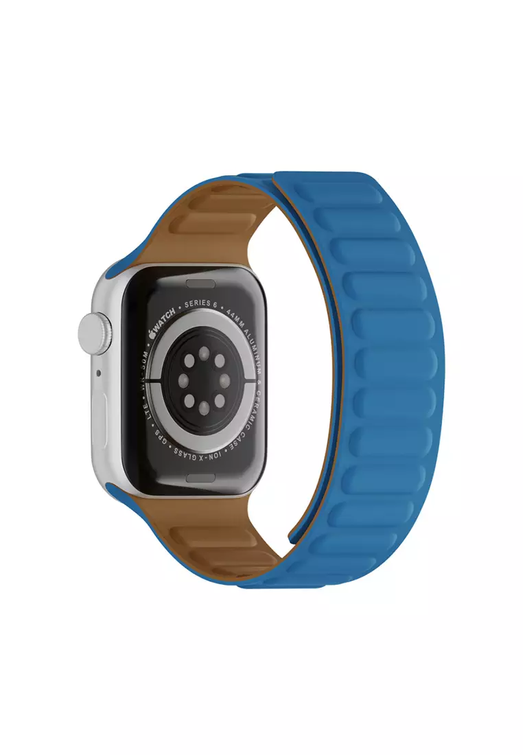 Buy Kings Collection Blue Silicone Apple Watch Band 42MM /44MM