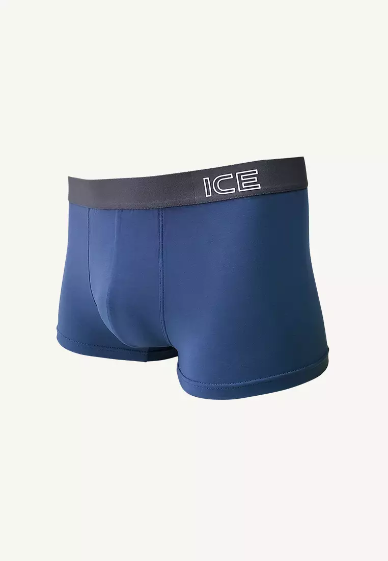 Ice Men Viscose With Spandex Men's Boxer Briefs Dusty01 - Dark Denim (Single Pack)
