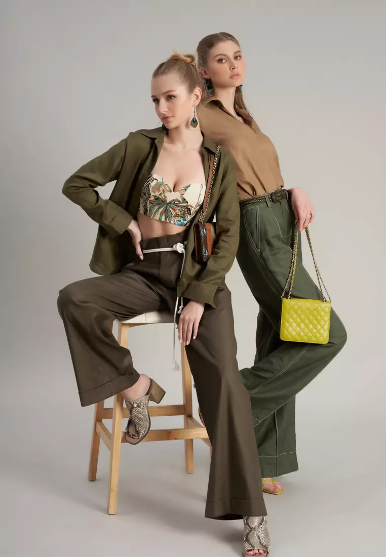 Hello New Day Linen Shirt